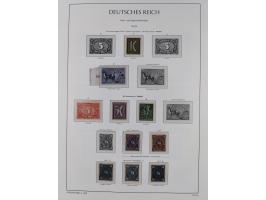 1872/45, meist postfrische und teils gestempelte reichhaltige Material-Sammlung inkl. Dienstmarken, dabei viele Varianten, Fa