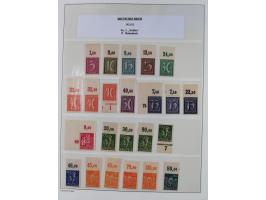 1872/45, meist postfrische und teils gestempelte reichhaltige Material-Sammlung inkl. Dienstmarken, dabei viele Varianten, Fa