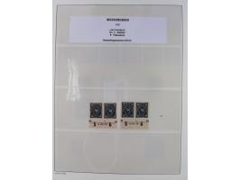 1872/45, meist postfrische und teils gestempelte reichhaltige Material-Sammlung inkl. Dienstmarken, dabei viele Varianten, Fa