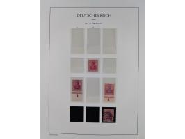 1872/45, meist postfrische und teils gestempelte reichhaltige Material-Sammlung inkl. Dienstmarken, dabei viele Varianten, Fa