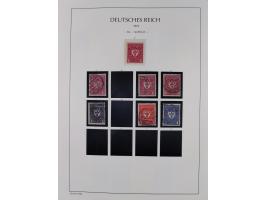 1872/45, meist postfrische und teils gestempelte reichhaltige Material-Sammlung inkl. Dienstmarken, dabei viele Varianten, Fa