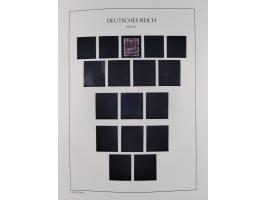 1872/45, meist postfrische und teils gestempelte reichhaltige Material-Sammlung inkl. Dienstmarken, dabei viele Varianten, Fa