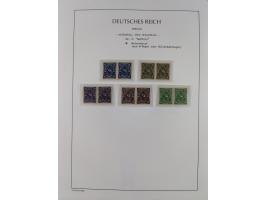 1872/45, meist postfrische und teils gestempelte reichhaltige Material-Sammlung inkl. Dienstmarken, dabei viele Varianten, Fa