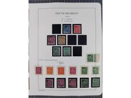 1872/45, meist postfrische und teils gestempelte reichhaltige Material-Sammlung inkl. Dienstmarken, dabei viele Varianten, Fa