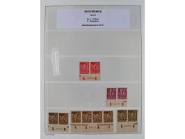 1872/45, meist postfrische und teils gestempelte reichhaltige Material-Sammlung inkl. Dienstmarken, dabei viele Varianten, Fa