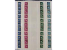 1872/45, meist postfrische und teils gestempelte reichhaltige Material-Sammlung inkl. Dienstmarken, dabei viele Varianten, Fa