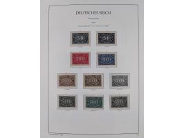 1872/45, meist postfrische und teils gestempelte reichhaltige Material-Sammlung inkl. Dienstmarken, dabei viele Varianten, Fa