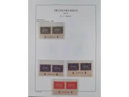 1872/45, meist postfrische und teils gestempelte reichhaltige Material-Sammlung inkl. Dienstmarken, dabei viele Varianten, Fa