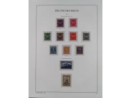 1872/45, meist postfrische und teils gestempelte reichhaltige Material-Sammlung inkl. Dienstmarken, dabei viele Varianten, Fa