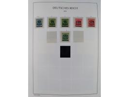 1872/45, meist postfrische und teils gestempelte reichhaltige Material-Sammlung inkl. Dienstmarken, dabei viele Varianten, Fa