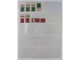 1872/45, meist postfrische und teils gestempelte reichhaltige Material-Sammlung inkl. Dienstmarken, dabei viele Varianten, Fa