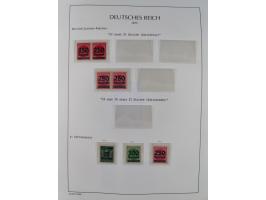 1872/45, meist postfrische und teils gestempelte reichhaltige Material-Sammlung inkl. Dienstmarken, dabei viele Varianten, Fa