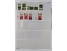 1872/45, meist postfrische und teils gestempelte reichhaltige Material-Sammlung inkl. Dienstmarken, dabei viele Varianten, Fa