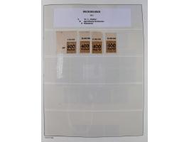 1872/45, meist postfrische und teils gestempelte reichhaltige Material-Sammlung inkl. Dienstmarken, dabei viele Varianten, Fa