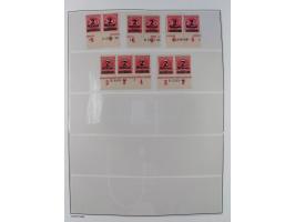 1872/45, meist postfrische und teils gestempelte reichhaltige Material-Sammlung inkl. Dienstmarken, dabei viele Varianten, Fa