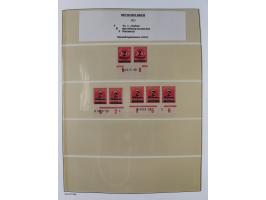 1872/45, meist postfrische und teils gestempelte reichhaltige Material-Sammlung inkl. Dienstmarken, dabei viele Varianten, Fa