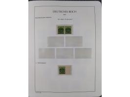 1872/45, meist postfrische und teils gestempelte reichhaltige Material-Sammlung inkl. Dienstmarken, dabei viele Varianten, Fa