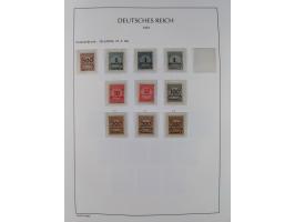 1872/45, meist postfrische und teils gestempelte reichhaltige Material-Sammlung inkl. Dienstmarken, dabei viele Varianten, Fa