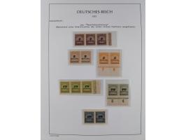 1872/45, meist postfrische und teils gestempelte reichhaltige Material-Sammlung inkl. Dienstmarken, dabei viele Varianten, Fa