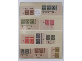 1872/45, meist postfrische und teils gestempelte reichhaltige Material-Sammlung inkl. Dienstmarken, dabei viele Varianten, Fa