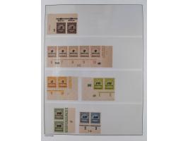 1872/45, meist postfrische und teils gestempelte reichhaltige Material-Sammlung inkl. Dienstmarken, dabei viele Varianten, Fa