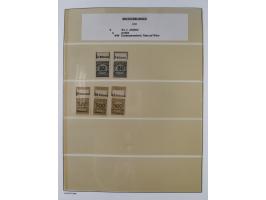 1872/45, meist postfrische und teils gestempelte reichhaltige Material-Sammlung inkl. Dienstmarken, dabei viele Varianten, Fa