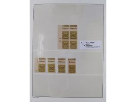 1872/45, meist postfrische und teils gestempelte reichhaltige Material-Sammlung inkl. Dienstmarken, dabei viele Varianten, Fa