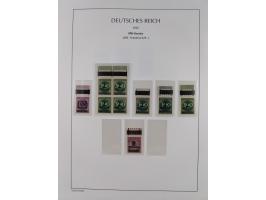 1872/45, meist postfrische und teils gestempelte reichhaltige Material-Sammlung inkl. Dienstmarken, dabei viele Varianten, Fa