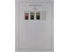 1872/45, meist postfrische und teils gestempelte reichhaltige Material-Sammlung inkl. Dienstmarken, dabei viele Varianten, Fa