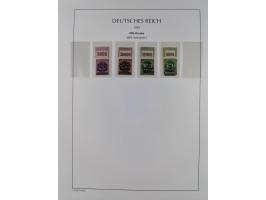 1872/45, meist postfrische und teils gestempelte reichhaltige Material-Sammlung inkl. Dienstmarken, dabei viele Varianten, Fa