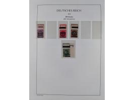 1872/45, meist postfrische und teils gestempelte reichhaltige Material-Sammlung inkl. Dienstmarken, dabei viele Varianten, Fa