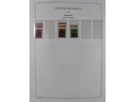 1872/45, meist postfrische und teils gestempelte reichhaltige Material-Sammlung inkl. Dienstmarken, dabei viele Varianten, Fa