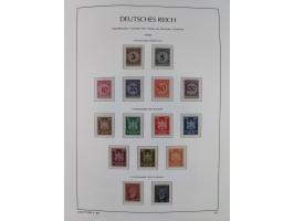 1872/45, meist postfrische und teils gestempelte reichhaltige Material-Sammlung inkl. Dienstmarken, dabei viele Varianten, Fa