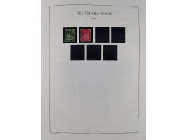 1872/45, meist postfrische und teils gestempelte reichhaltige Material-Sammlung inkl. Dienstmarken, dabei viele Varianten, Fa