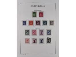 1872/45, meist postfrische und teils gestempelte reichhaltige Material-Sammlung inkl. Dienstmarken, dabei viele Varianten, Fa