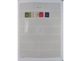 1872/45, meist postfrische und teils gestempelte reichhaltige Material-Sammlung inkl. Dienstmarken, dabei viele Varianten, Fa