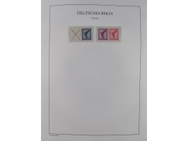 1872/45, meist postfrische und teils gestempelte reichhaltige Material-Sammlung inkl. Dienstmarken, dabei viele Varianten, Fa