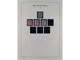 1872/45, meist postfrische und teils gestempelte reichhaltige Material-Sammlung inkl. Dienstmarken, dabei viele Varianten, Fa