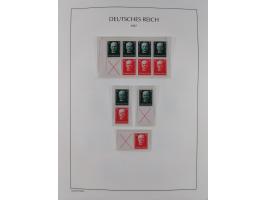 1872/45, meist postfrische und teils gestempelte reichhaltige Material-Sammlung inkl. Dienstmarken, dabei viele Varianten, Fa