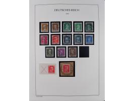 1872/45, meist postfrische und teils gestempelte reichhaltige Material-Sammlung inkl. Dienstmarken, dabei viele Varianten, Fa