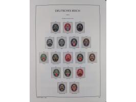 1872/45, meist postfrische und teils gestempelte reichhaltige Material-Sammlung inkl. Dienstmarken, dabei viele Varianten, Fa