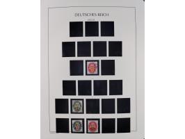 1872/45, meist postfrische und teils gestempelte reichhaltige Material-Sammlung inkl. Dienstmarken, dabei viele Varianten, Fa