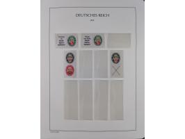 1872/45, meist postfrische und teils gestempelte reichhaltige Material-Sammlung inkl. Dienstmarken, dabei viele Varianten, Fa