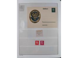 1872/45, meist postfrische und teils gestempelte reichhaltige Material-Sammlung inkl. Dienstmarken, dabei viele Varianten, Fa