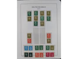 1872/45, meist postfrische und teils gestempelte reichhaltige Material-Sammlung inkl. Dienstmarken, dabei viele Varianten, Fa