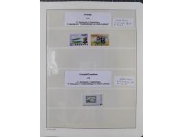 1872/45, meist postfrische und teils gestempelte reichhaltige Material-Sammlung inkl. Dienstmarken, dabei viele Varianten, Fa