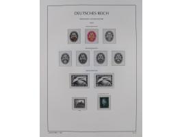 1872/45, meist postfrische und teils gestempelte reichhaltige Material-Sammlung inkl. Dienstmarken, dabei viele Varianten, Fa