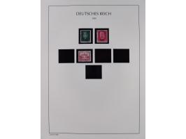 1872/45, meist postfrische und teils gestempelte reichhaltige Material-Sammlung inkl. Dienstmarken, dabei viele Varianten, Fa