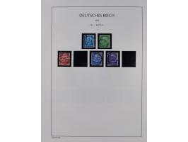 1872/45, meist postfrische und teils gestempelte reichhaltige Material-Sammlung inkl. Dienstmarken, dabei viele Varianten, Fa