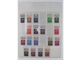 1872/45, meist postfrische und teils gestempelte reichhaltige Material-Sammlung inkl. Dienstmarken, dabei viele Varianten, Fa